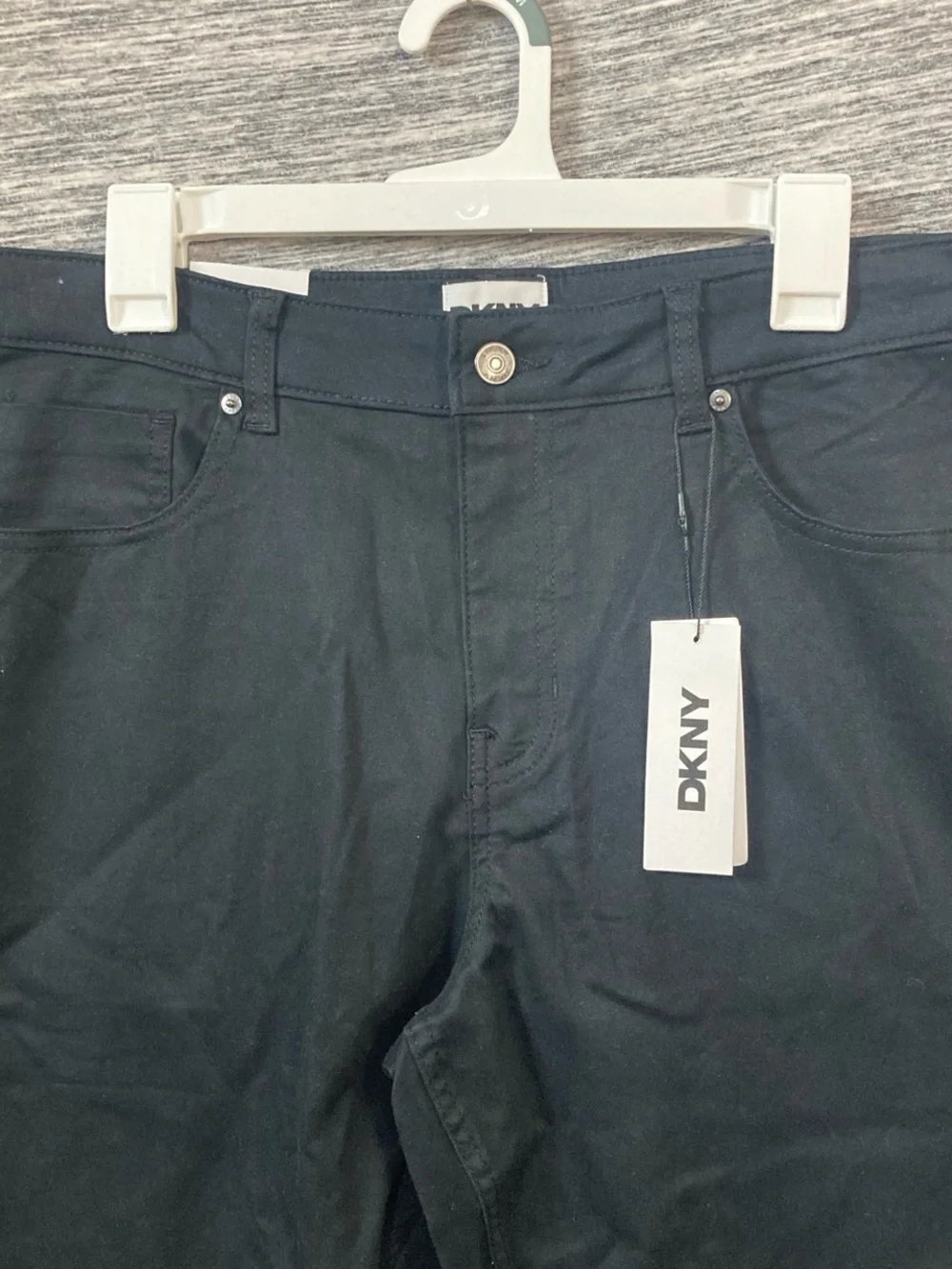 DKNY Men's Slim Straight Jeans in Black